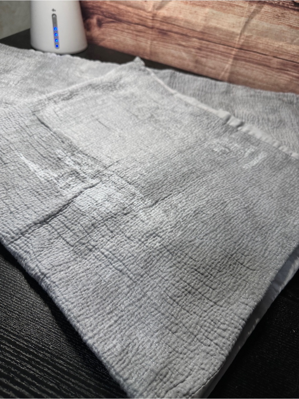 Oake Dry Brush Grey 100% Cotton King Size Pillow Shams